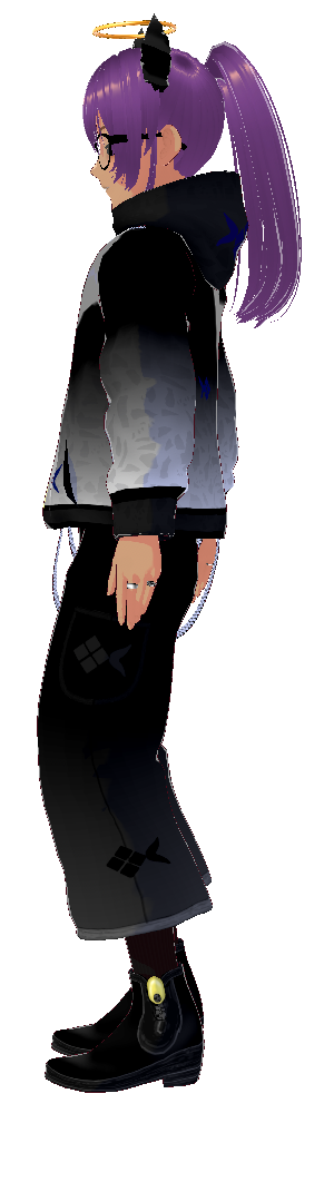Humanoid Cryptid Wampy Side View